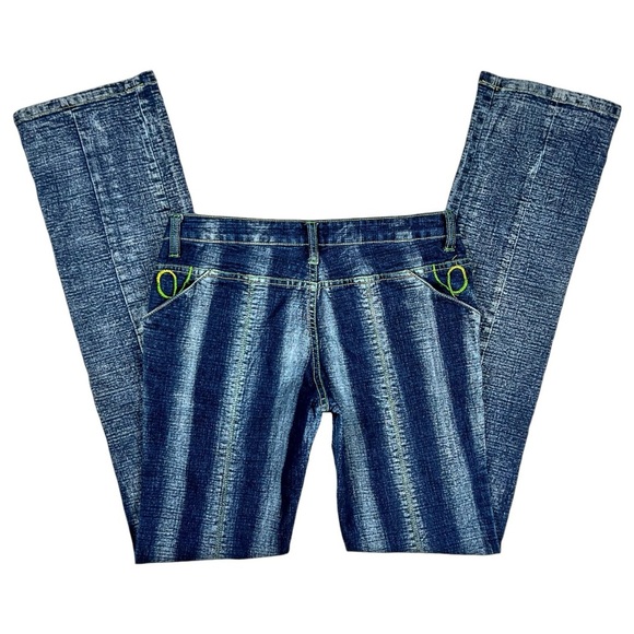 Y2K Crest Low Rise Jeans - Picture 1 of 9